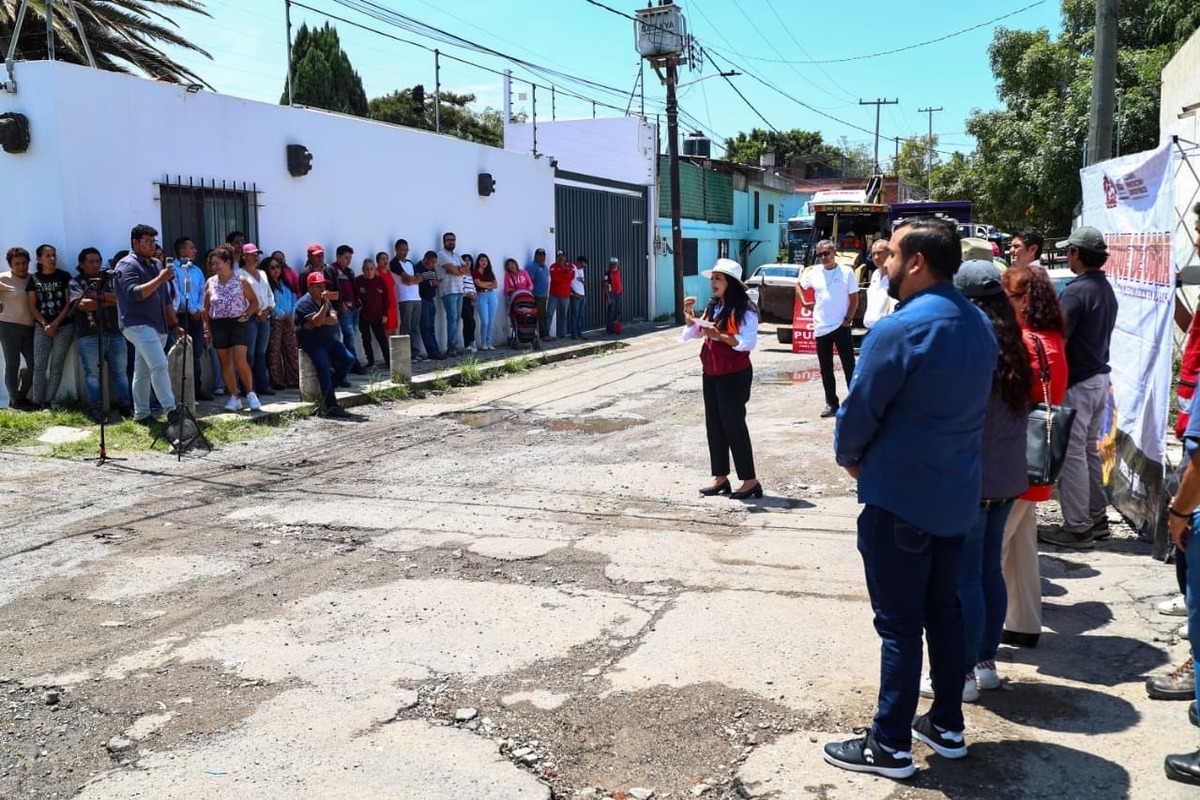Rehabilitación de vialidades en San Sebastián Tepalcatepec | Foto: Cortesía