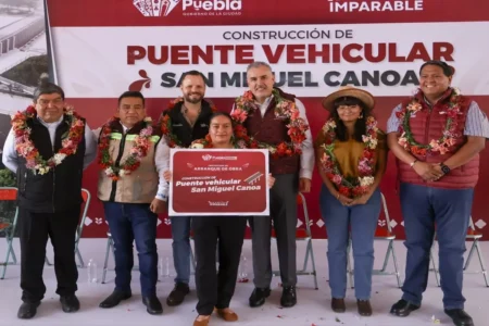 Arranca Gobierno de Pepe Chedraui construcción del Puente Vehicular de San Miguel Canoa