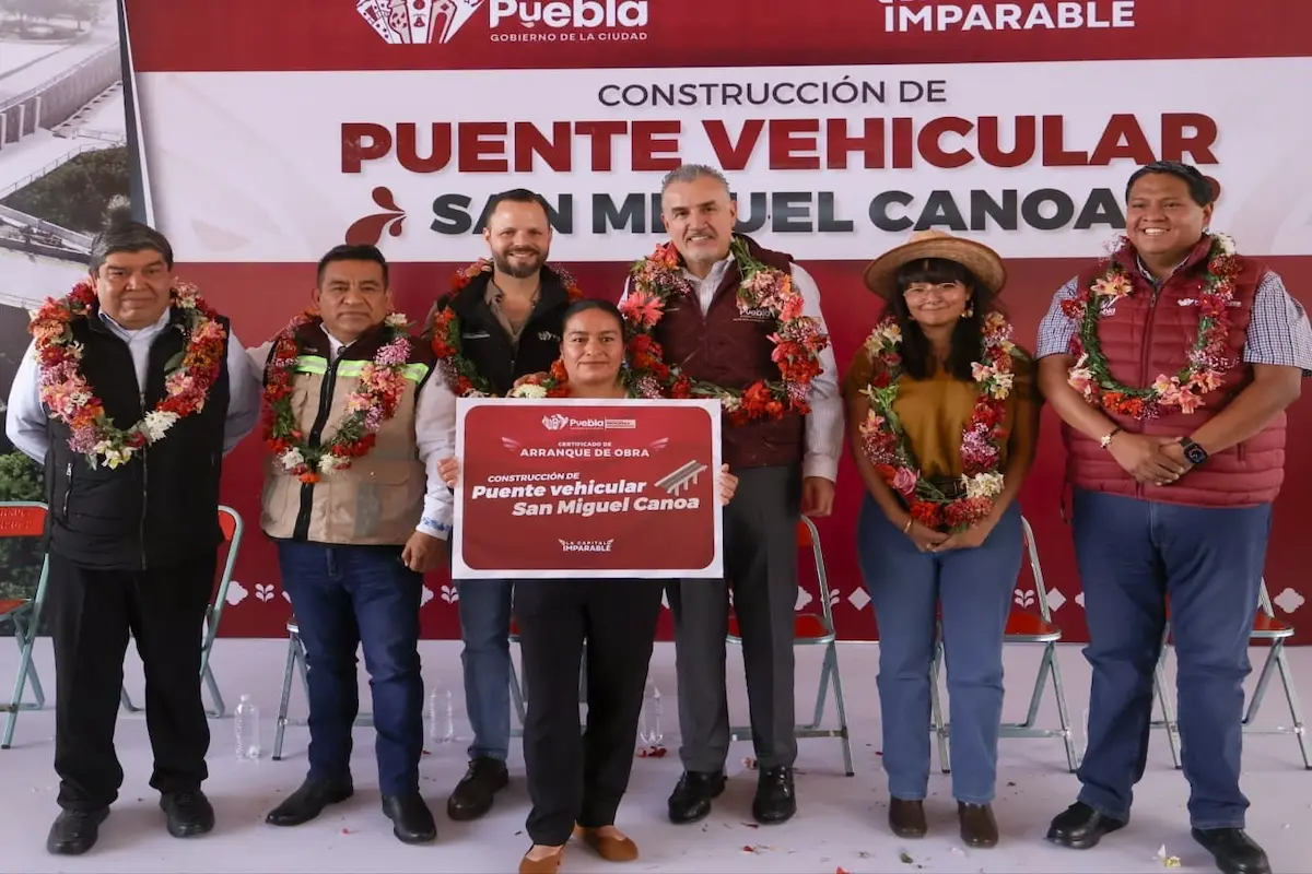 Arranca Gobierno de Pepe Chedraui construcción del Puente Vehicular de San Miguel Canoa