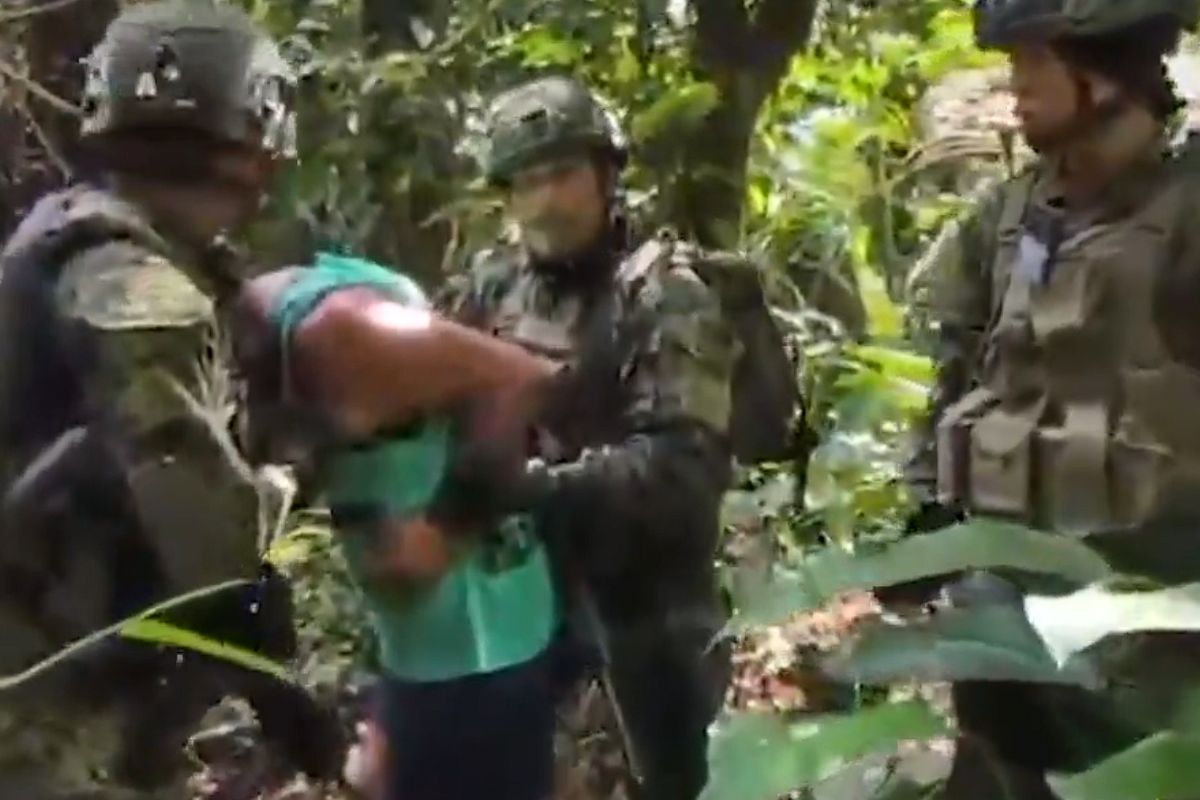 Rescatan a niña de Perú: operativo del Bloque de Seguridad en la frontera con Ecuador | Foto: Cortesía
