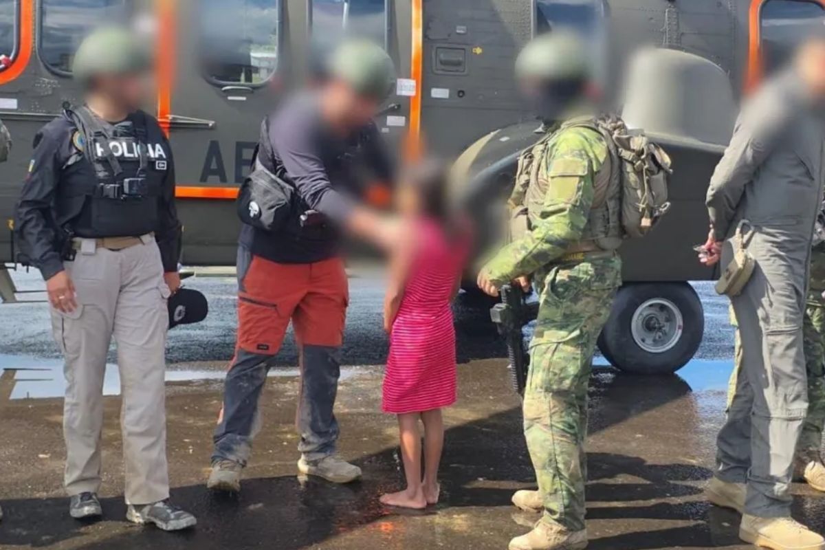 Rescatan a niña de Perú traficada a Ecuador para un matrimonio servil | Foto: Cortesía