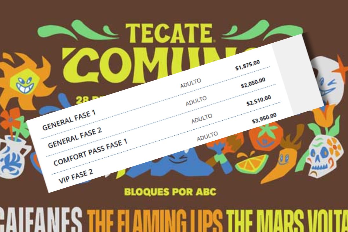 Precio de boletos de Tecate Comuna 2026 desatan molestia en poblanos: Acusan cargos de más 4 Precio de boletos de Tecate Comuna 2026 desata molestia entre los poblanos por cargos extra | Foto: Web Tecate Comuna