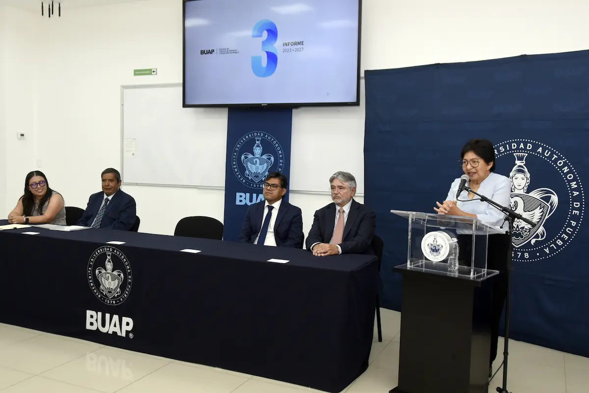 Preside Rectora Lilia Cedillo Tercer Informe de Labores en el ICGDE
