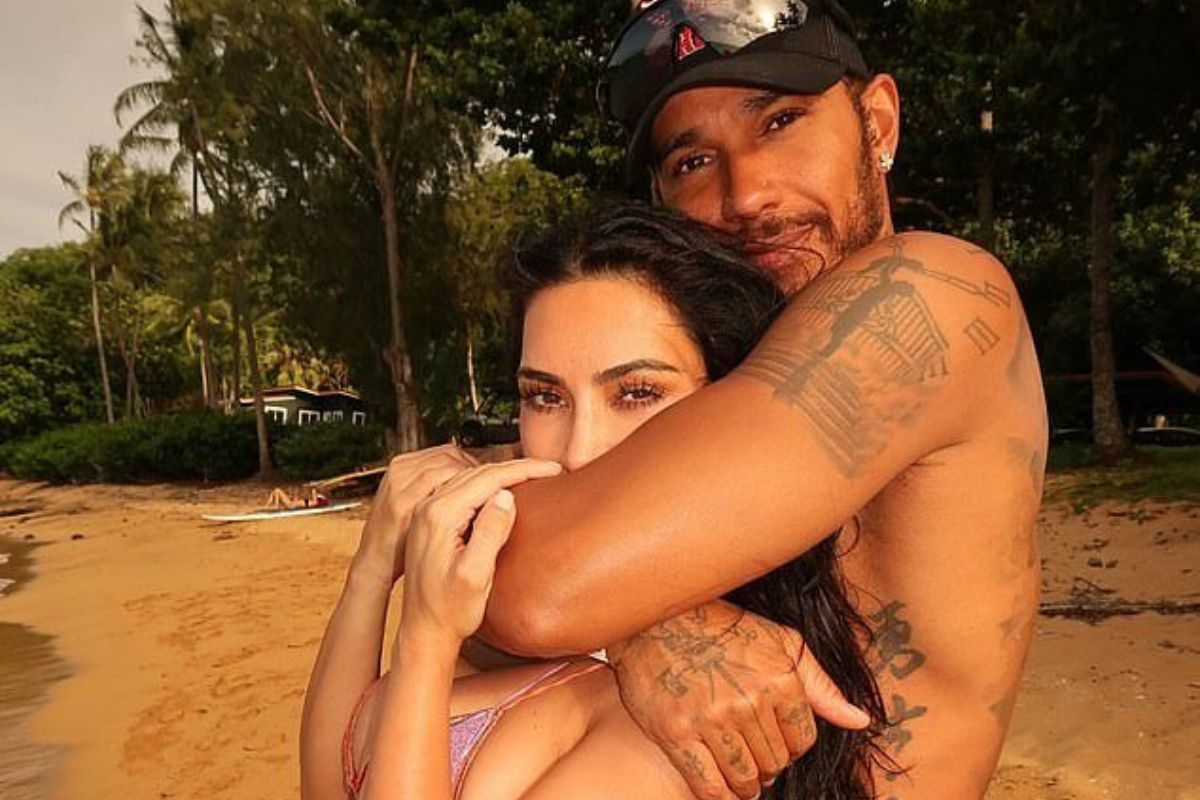 Kim Kardashian y Lewis Hamilton presumen su romance durante vacaciones en Hawái