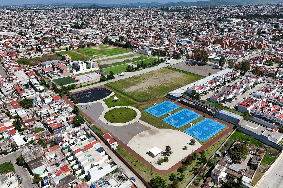 Canchas del Seminario, en la colonia Vicente Guerrero de Puebla | Foto: Agencia Enfoque