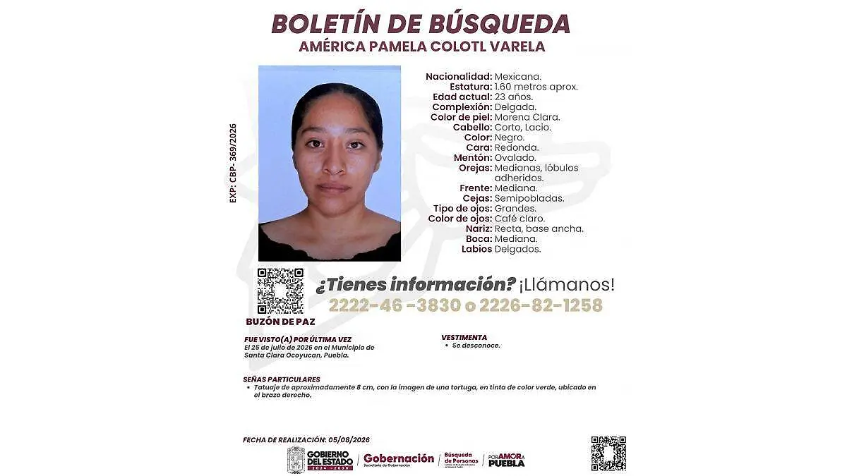 Catean domicilio de pareja de América Pamela