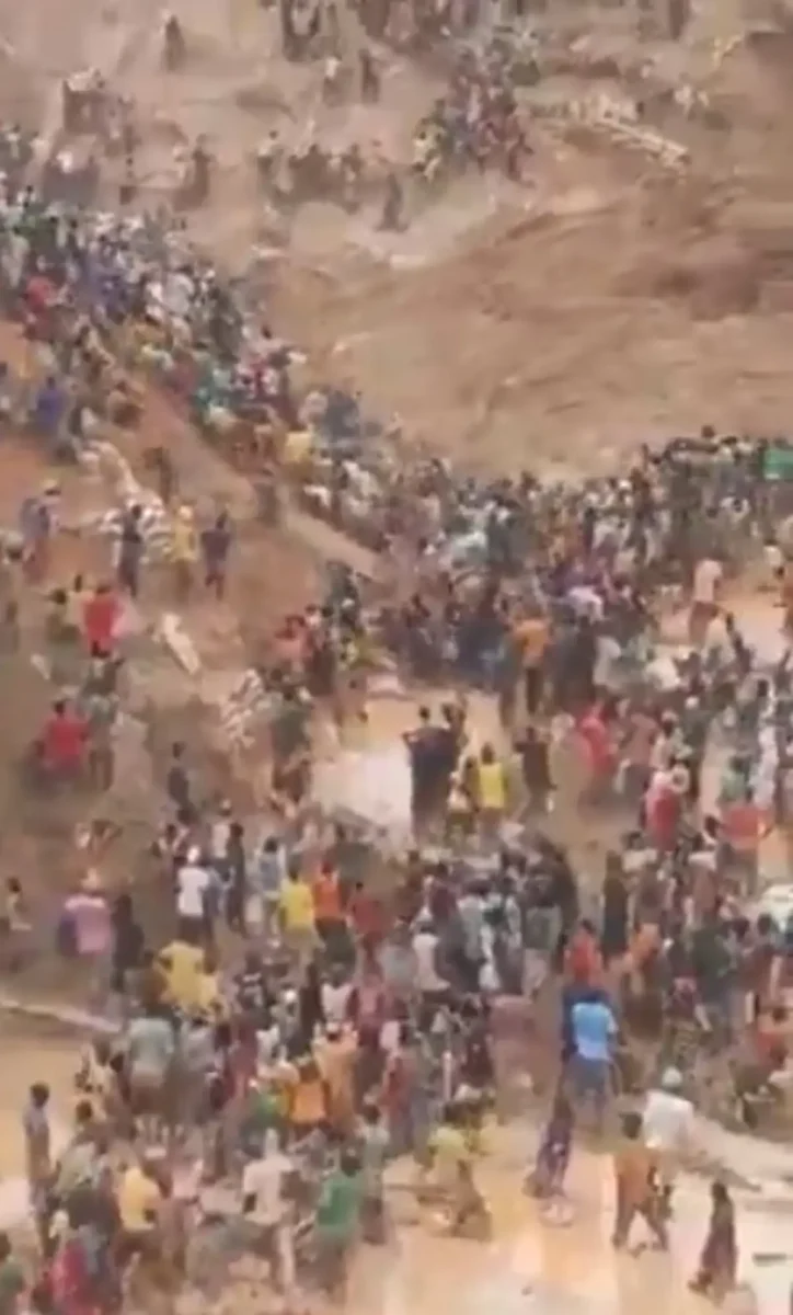 Derrumbe en una mina de oro de África deja 100 muertos