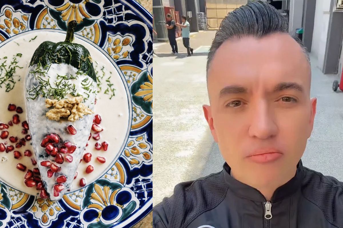 Chile en nogada sin capear del chef Édgar Núñez | Foto: Édgar Núñez