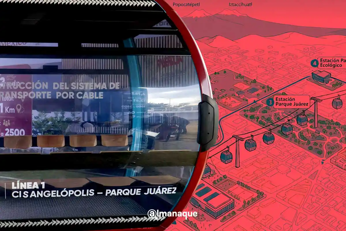 Sistema de Transporte por Cable de Puebla: Líneas, estaciones y cuándo estará listo 2 Sistema de Transporte por Cable de Puebla: Líneas, estaciones y cuándo estará listo