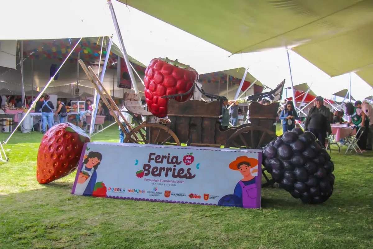 Arranca la Feria de las Berries en Huejotzingo