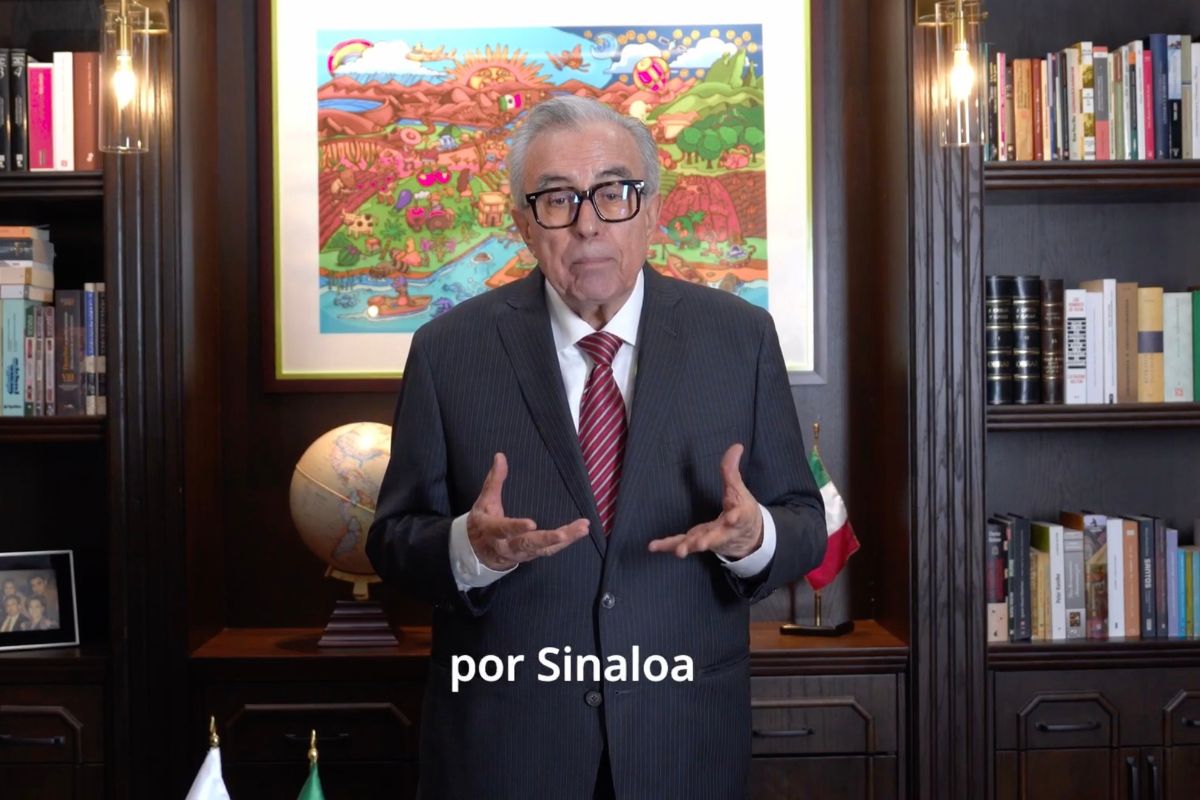 El primer mensaje de Rubén Rocha tras retomar el gobierno de Sinaloa