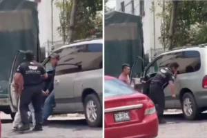 (VIDEO) Agredieron a conductor en el bulevar 5 de Mayo