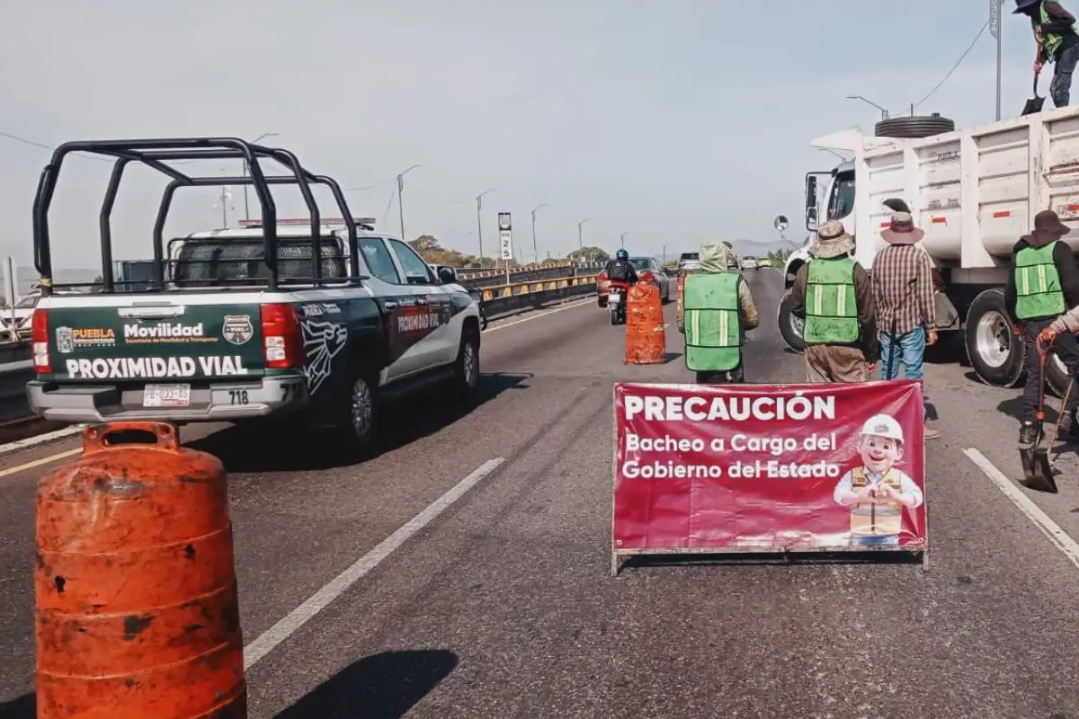 Solamente hay una calle cerrada en Puebla hoy 24 de agosto