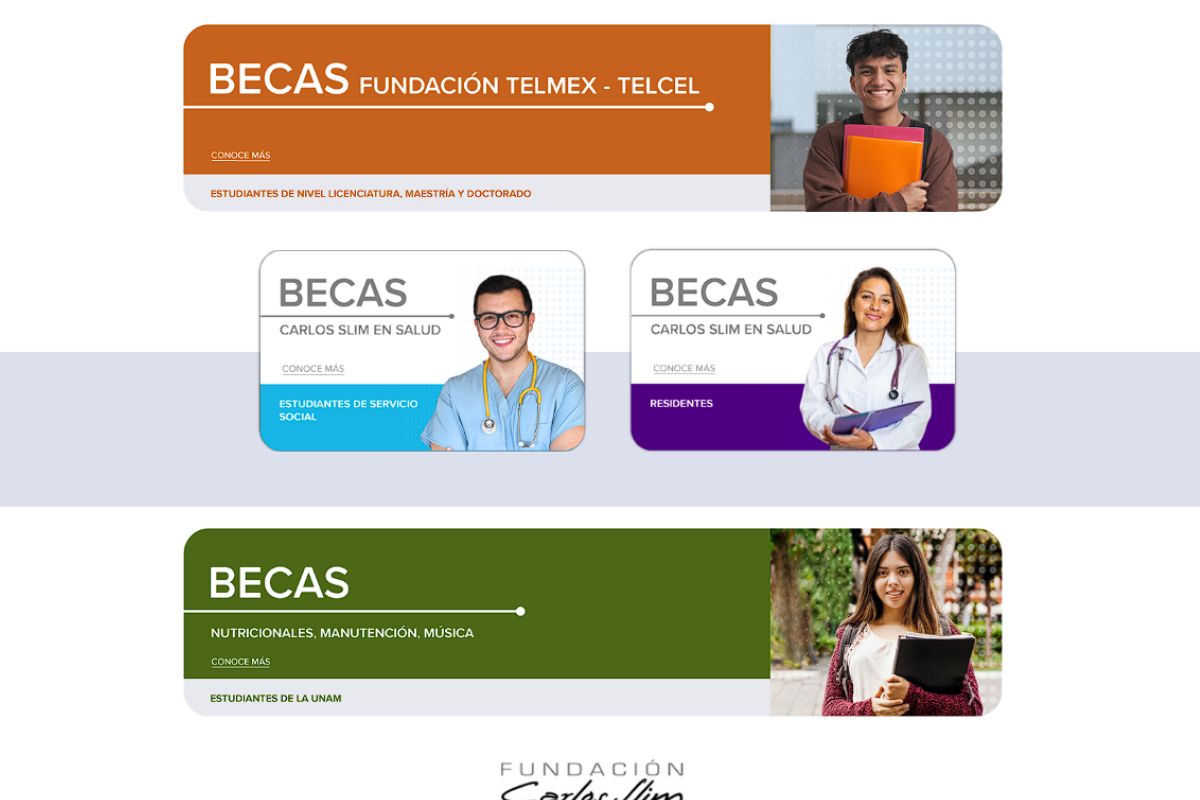 La Beca Telmex 2026 ofrece 5,000 apoyos a estudiantes de licenciatura, maestría y doctorado | Foto: Fundación Slim
