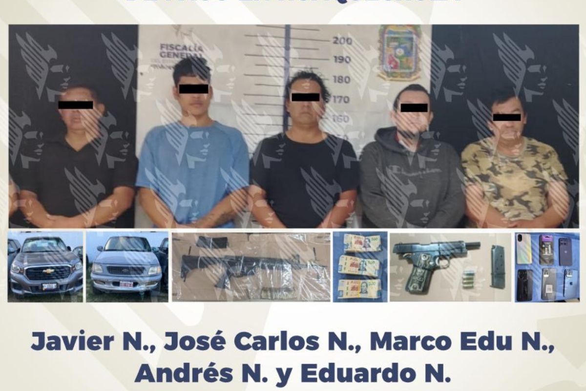 Rescata FGE a víctima de secuestro y detiene a cinco personas en operativo de pago en Huaquechula