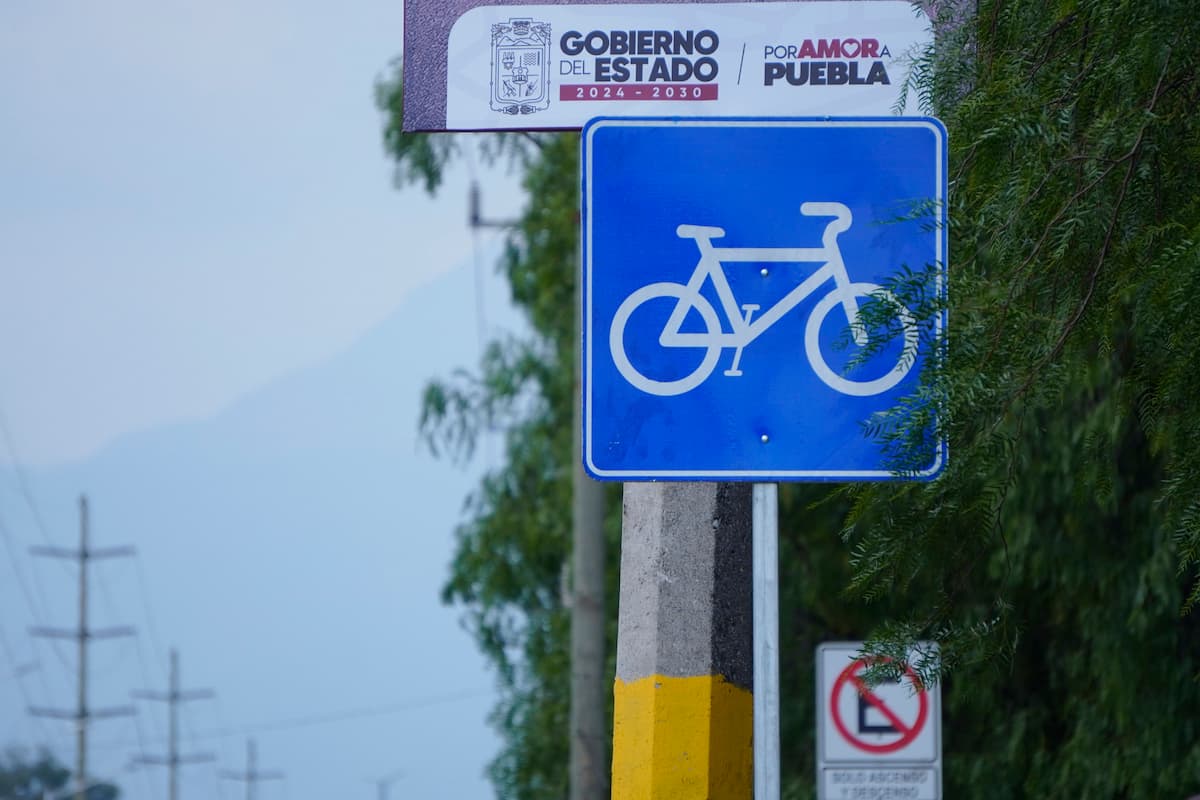 MAPA de Ciclovías en Puebla
