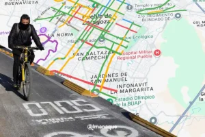 MAPA de Ciclovías en Puebla: las nuevas rutas hasta 2026