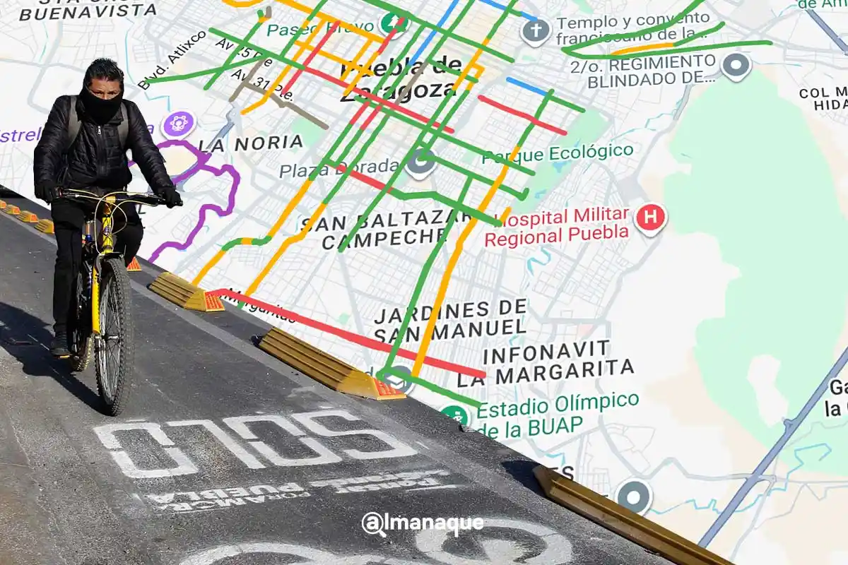 MAPA de Ciclovías en Puebla: las nuevas rutas hasta 2026