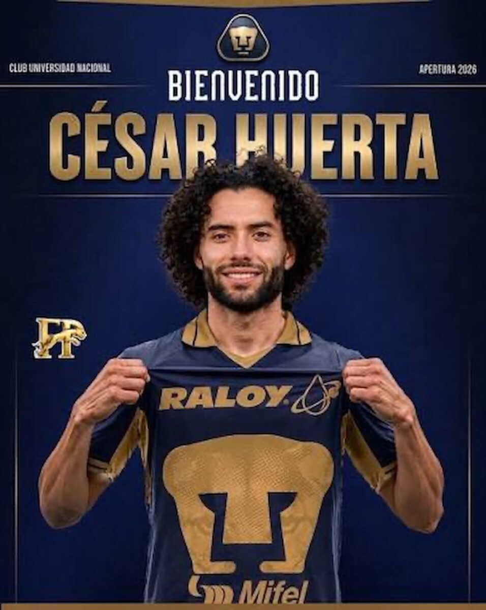 Chino Huerta regresa a Pumas tras dejar números rojos en Europa