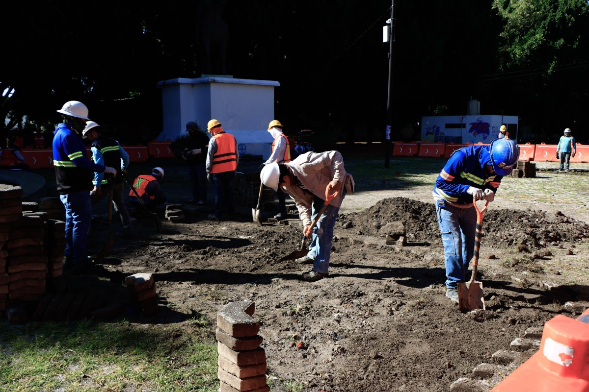 Zona del CENHCH donde se construye una estación del Sistema de Transporte por Cable | Foto: Agencia Enfoque