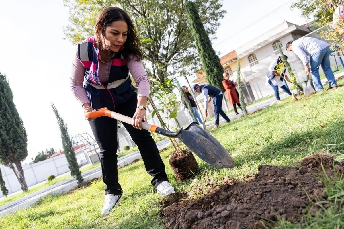 Con la reforestación sembramos un mejor futuro para San Andrés Cholula: Lupita Cuautle 7 Con la reforestación sembramos un mejor futuro para San Andrés Cholula: Lupita Cuautle