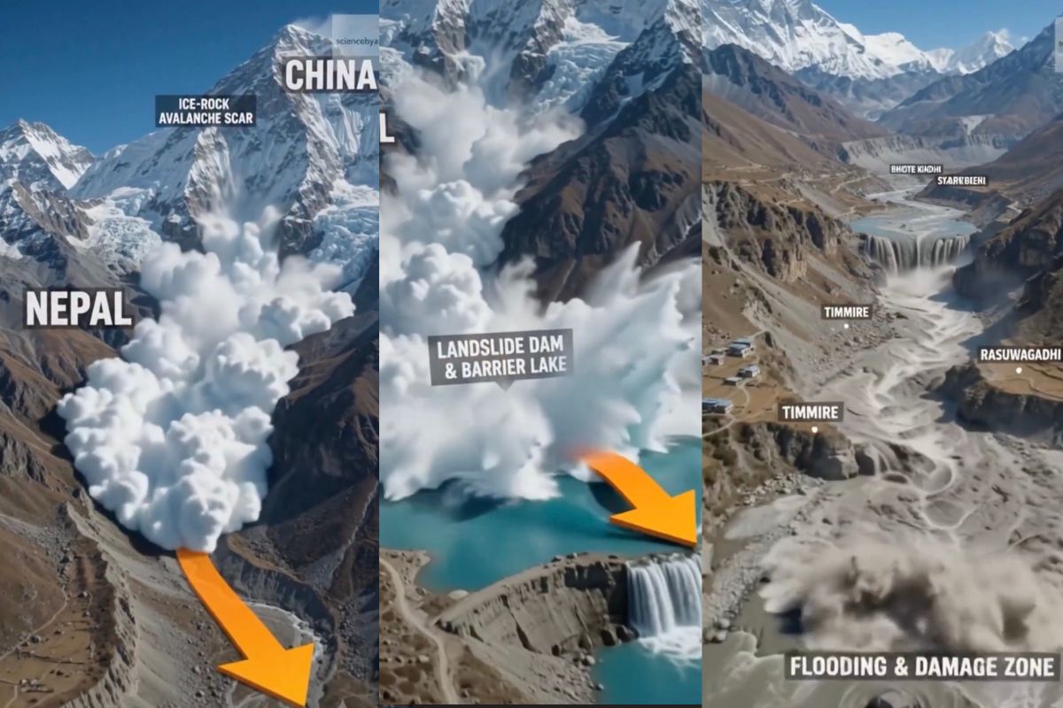 Qué es el colapso glaciar que habría provocado las devastadoras inundaciones en Nepal y TíbetQué es el colapso glaciar que habría provocado las devastadoras inundaciones en Nepal y Tíbet