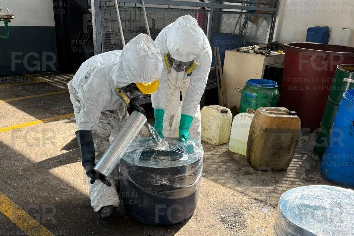 FGR destruyó precursores químicos en Puebla tras operativo