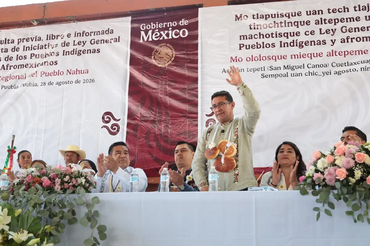 En San Miguel Canoa se realizó la Asamblea Regional con el Pueblo Nahua en el marco de la Consulta de la Ley General de Derechos de los Pueblos Indígenas