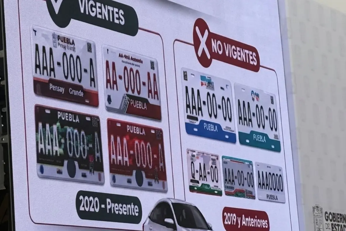 Canje de placas en Puebla: hay descuentos del 73%