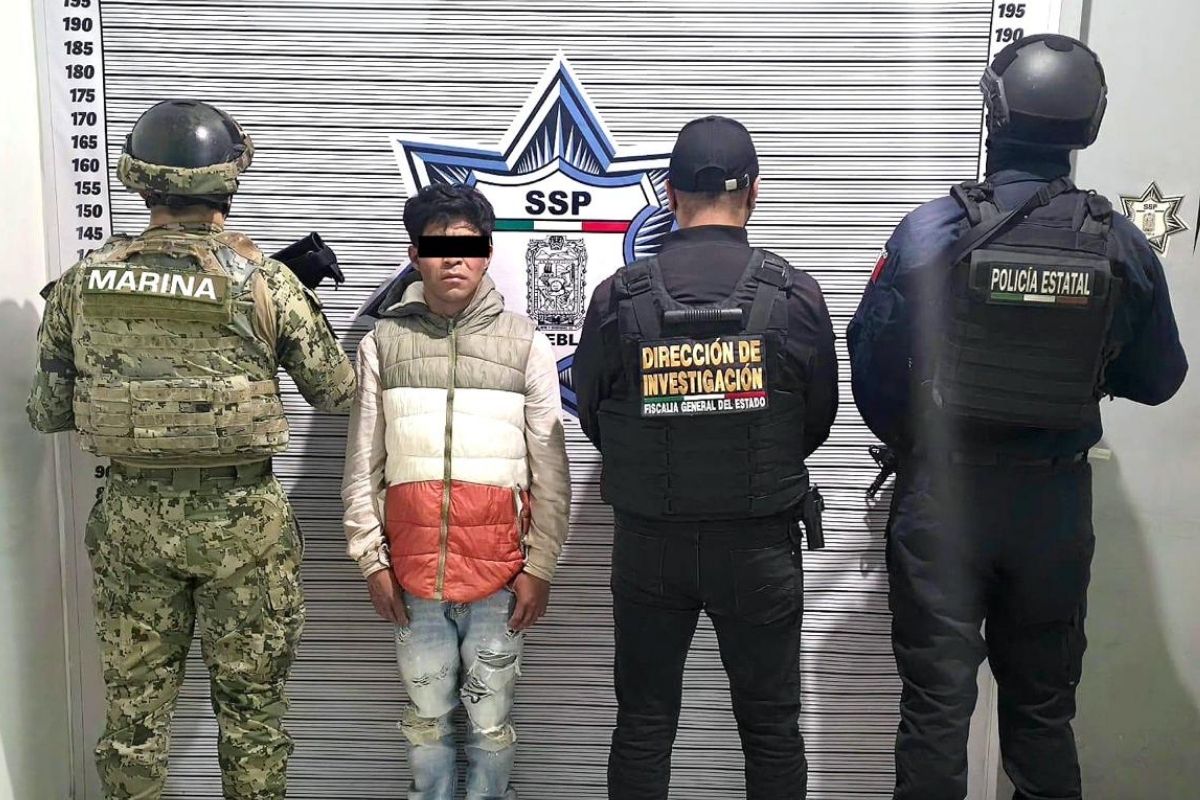 Armas y droga aseguradas tras la detención de integrantes del CJNG en Puebla | Foto: SSP Puebla