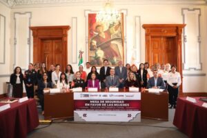 Pepe Chedraui encabeza la Mesa Metropolitana de Trabajo en materia de Seguridad para fortalecer la coordinación metropolitana en la atención a mujeres | Foto: Cortesía