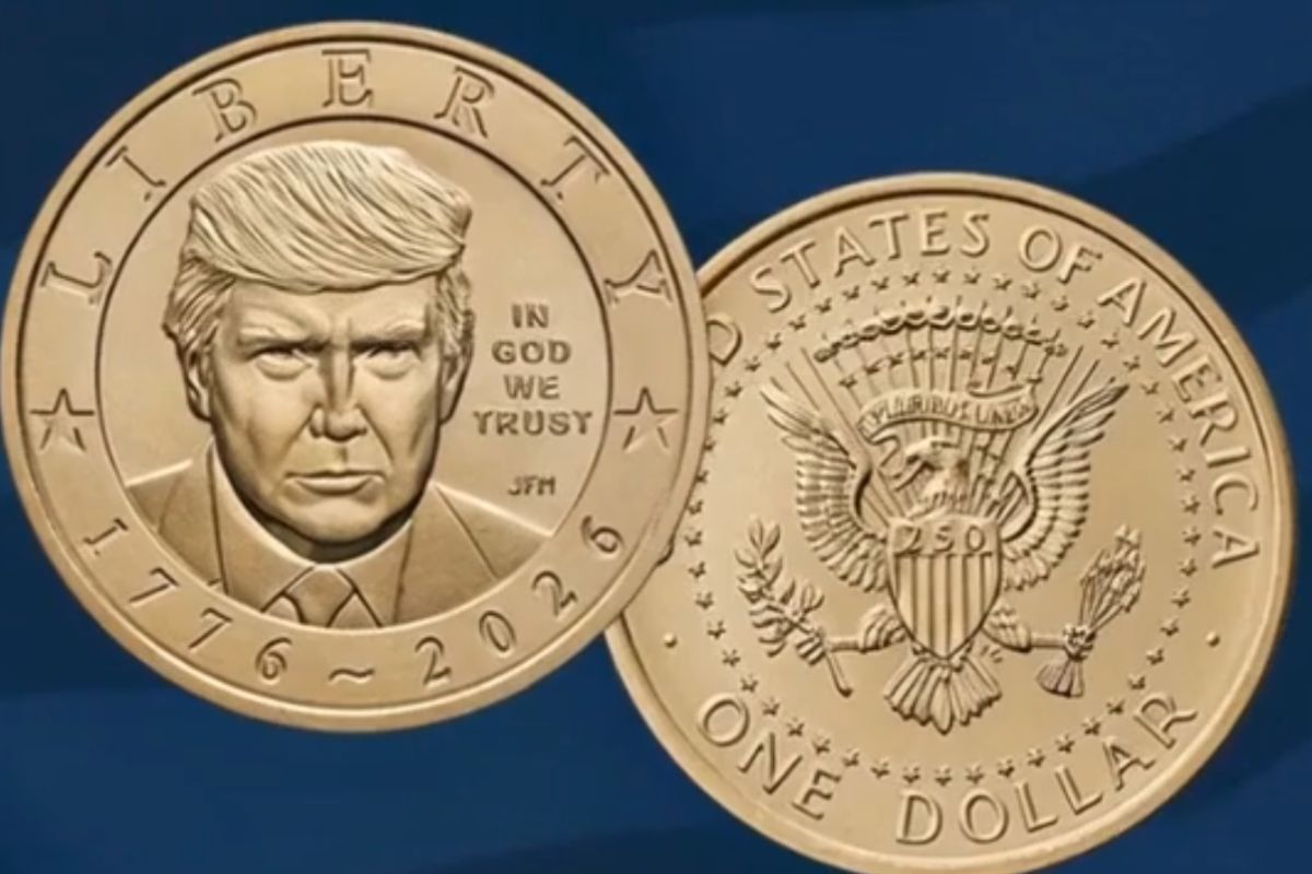 Moneda de Trump: así es la nueva pieza de un dólar con el rostro de Donald Trump | Foto: Cortesía