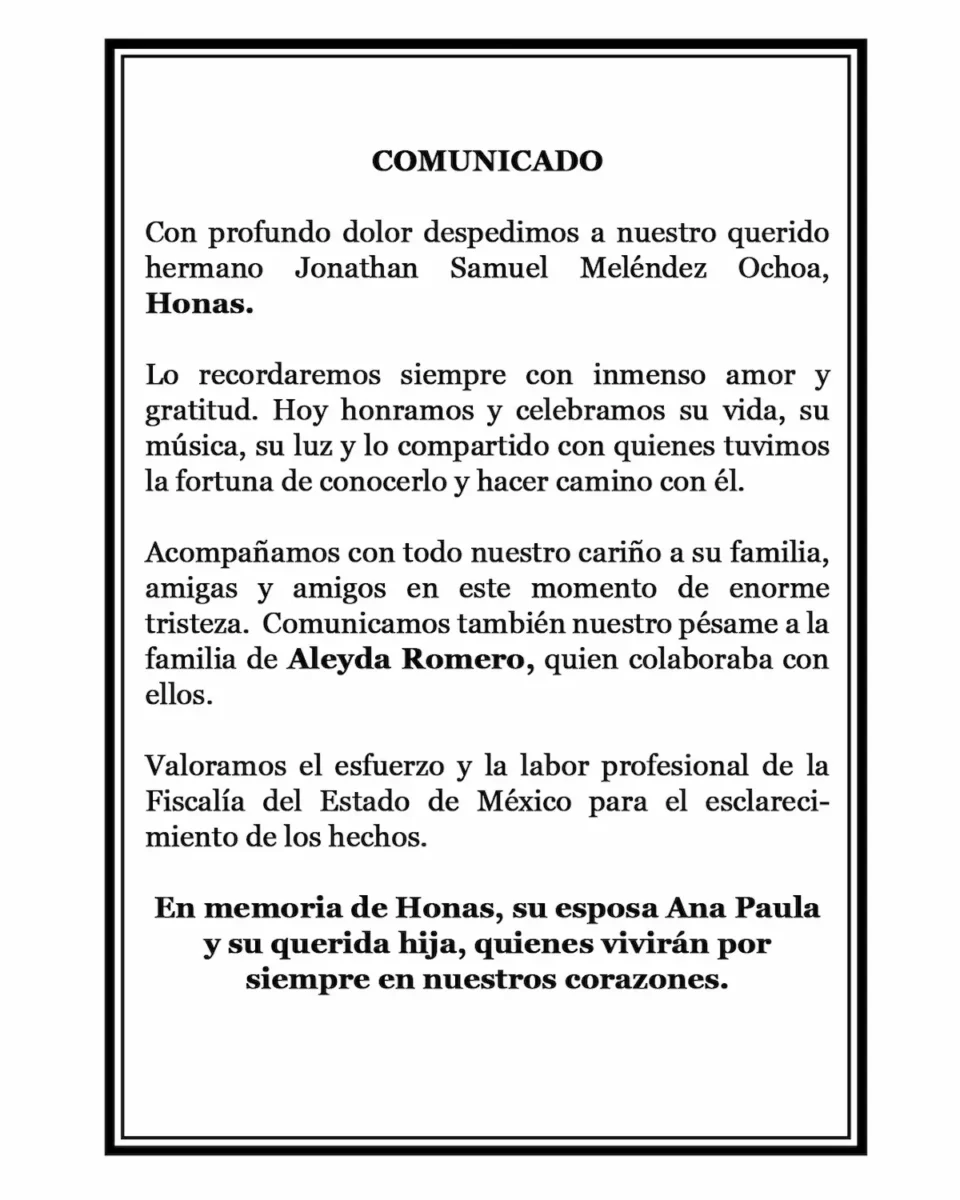 Camilo Séptimo despide a Jonathan Meléndez