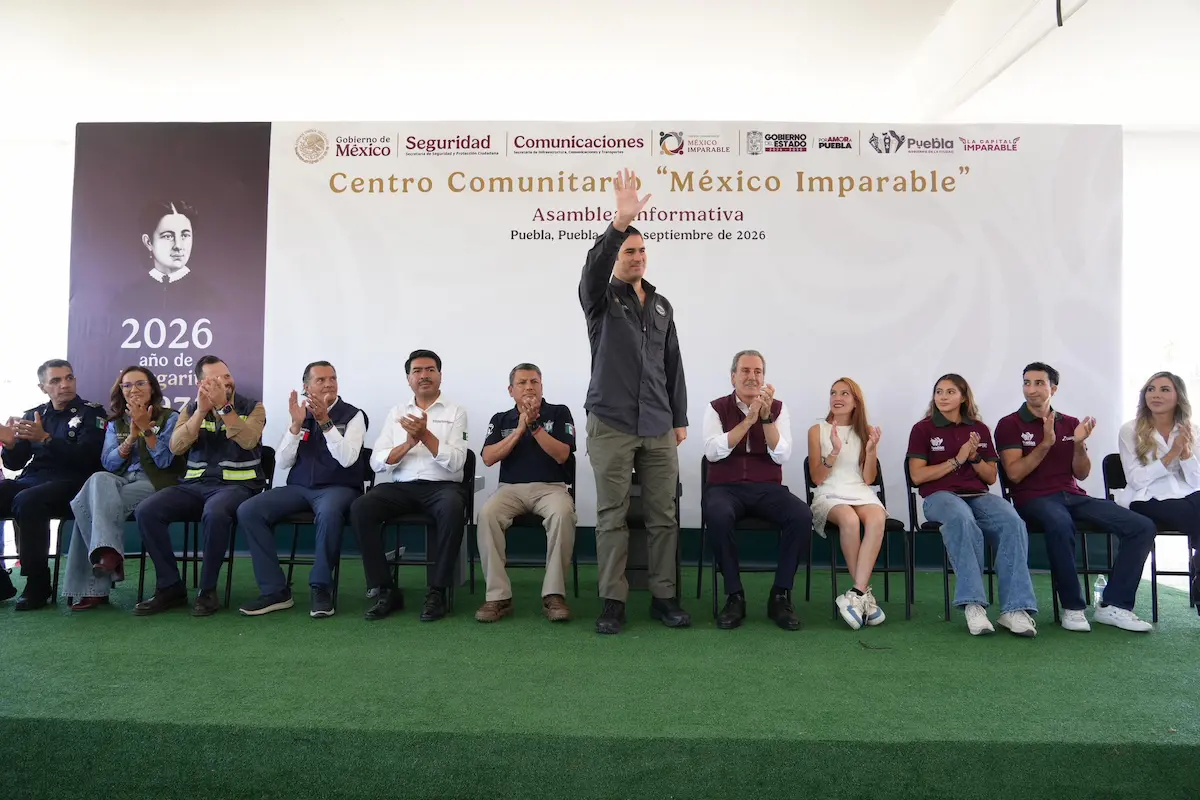 Inicia construccion del Centro Comunitario Mexico Imparable en Puebla