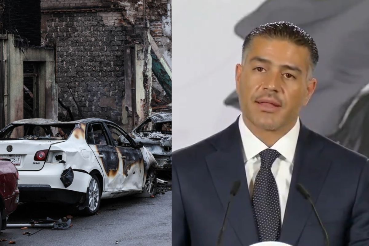Harfuch refuerza seguridad en Zacatecas tras 23 ataques con explosivos 3 Omar García Harfuch informa sobre el reforzamiento de seguridad en Zacatecas tras el ataque con explosivos en Ojocaliente | Foto: El Universal