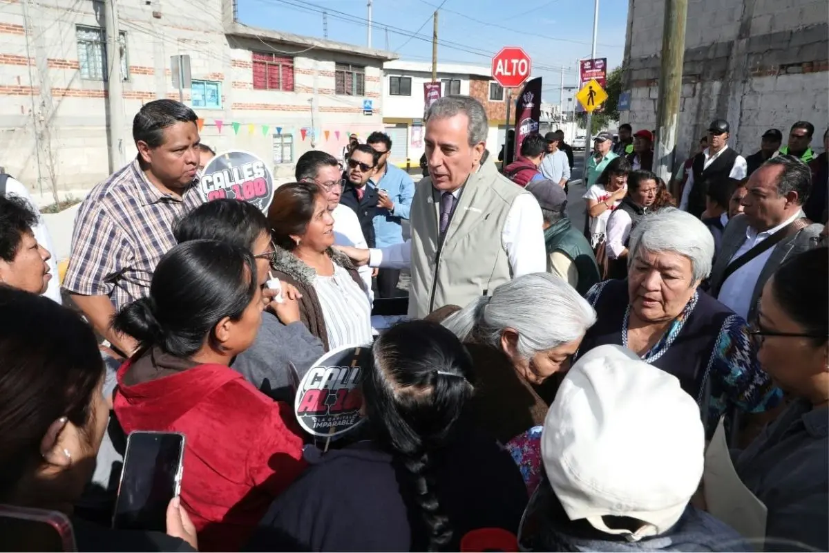 Fortalece Pepe Chedraui vialidades en la colonia El Salvador