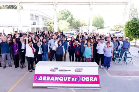 Invierte Lupita Cuautle en mejores espacios educativos para las y los estudiantes de San Andrés Cholula