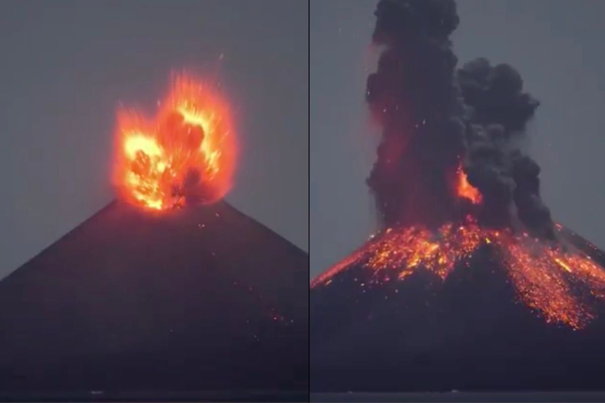 Volcán Anak Krakatau hace erupción en Indonesia y suspenden vuelos