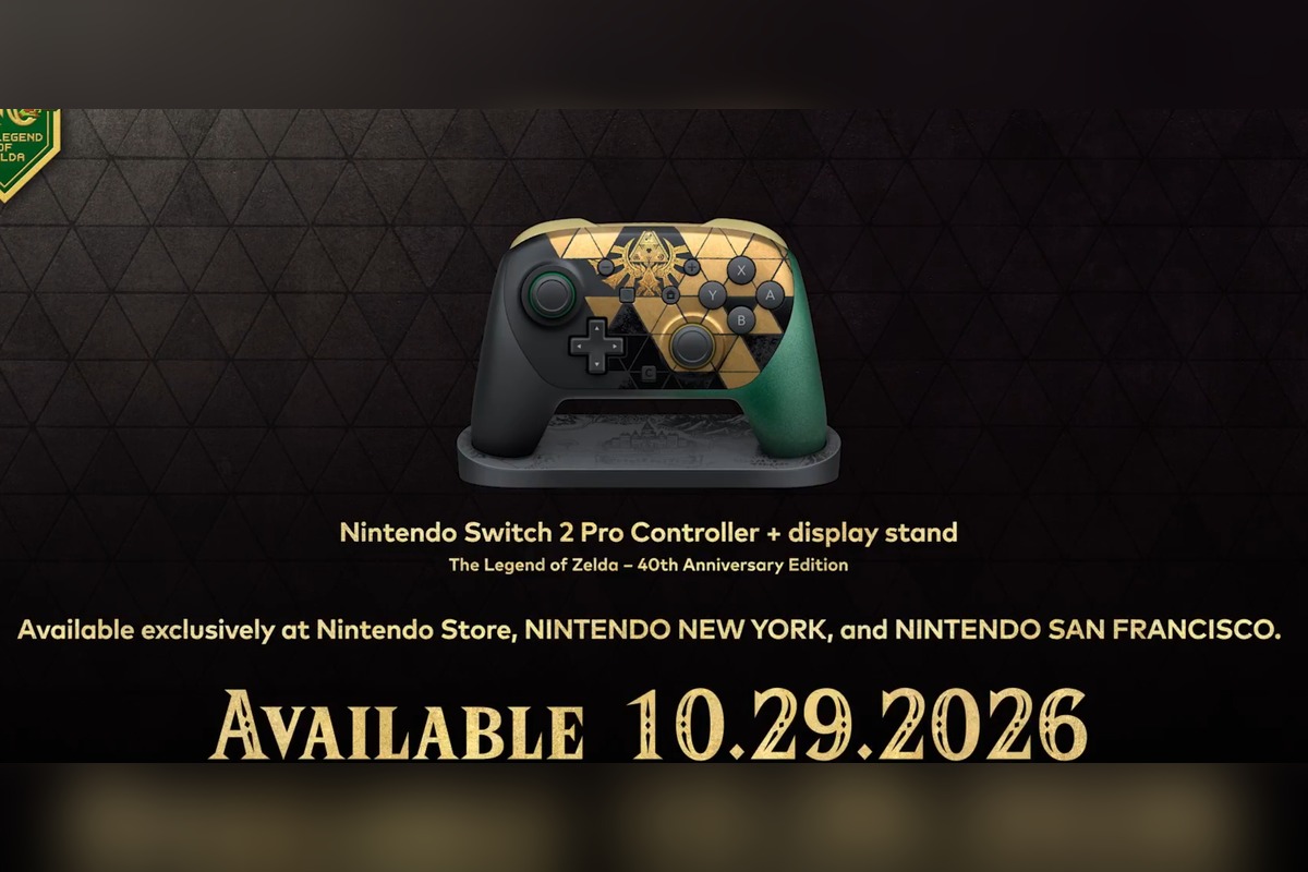 Nueva Nintendo Switch 2 temática de Zelda anunciada en el Nintendo Direct de Zelda | Foto: Nintendo.com