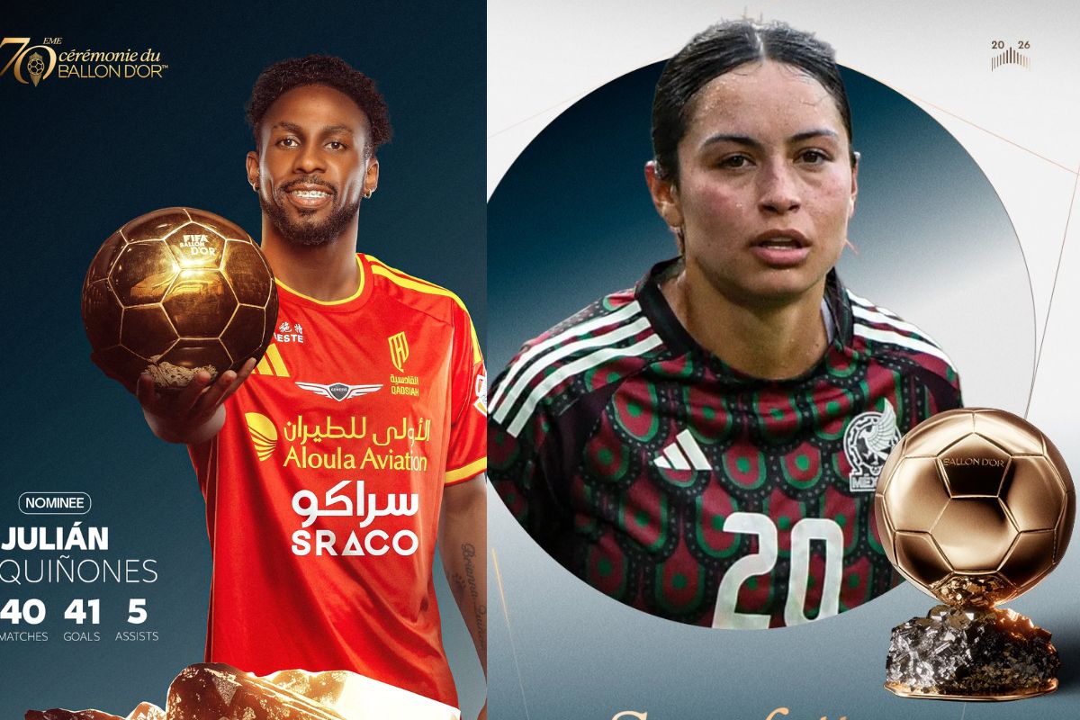 Guillermo Ochoa, Julián Quiñones y Scarlett Camberos, los mexicanos nominados al Balón de Oro | Foto: Especial