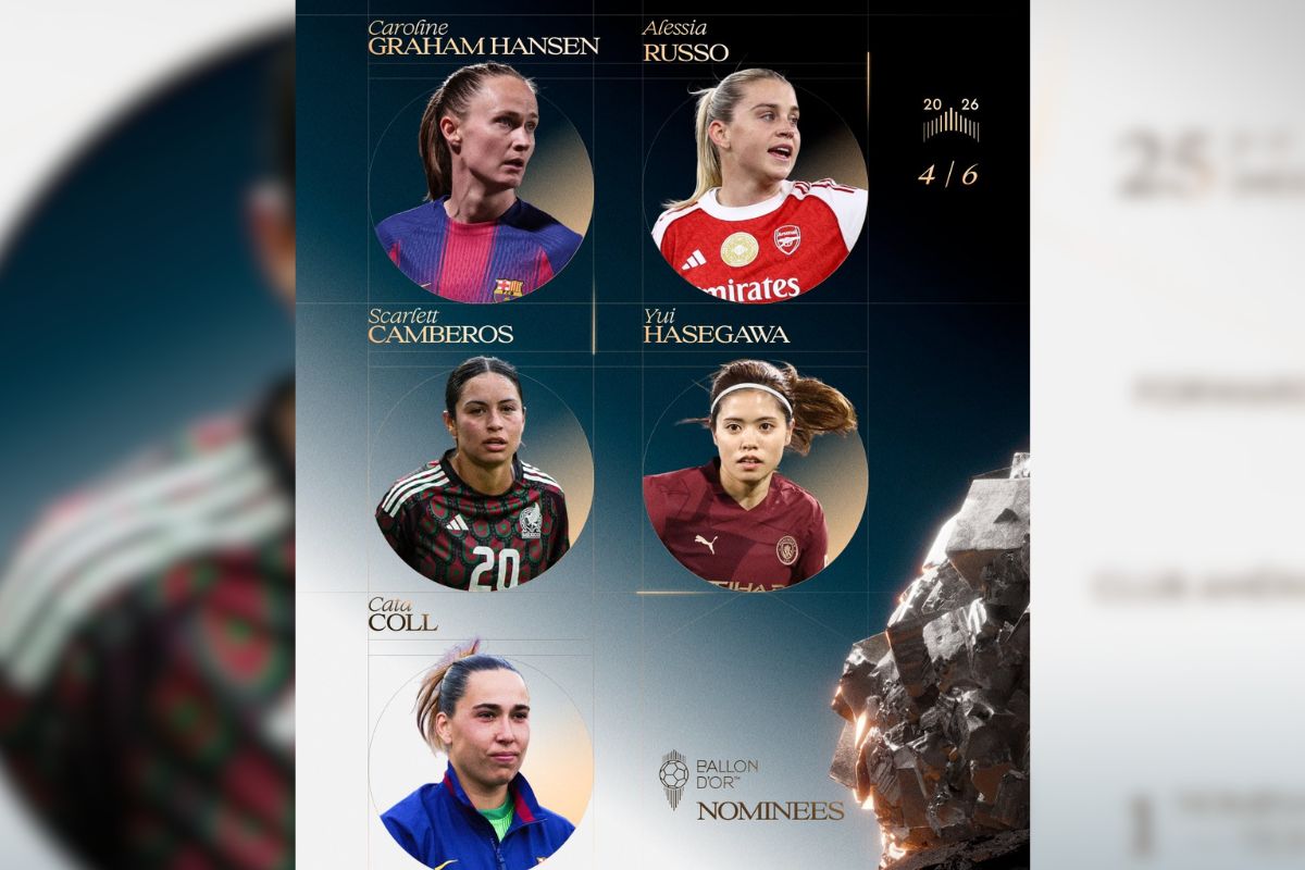 Mexicanos nominados al Balón de Oro 2026: Julián Quiñones y Scarlett Camberos | Foto: Especial