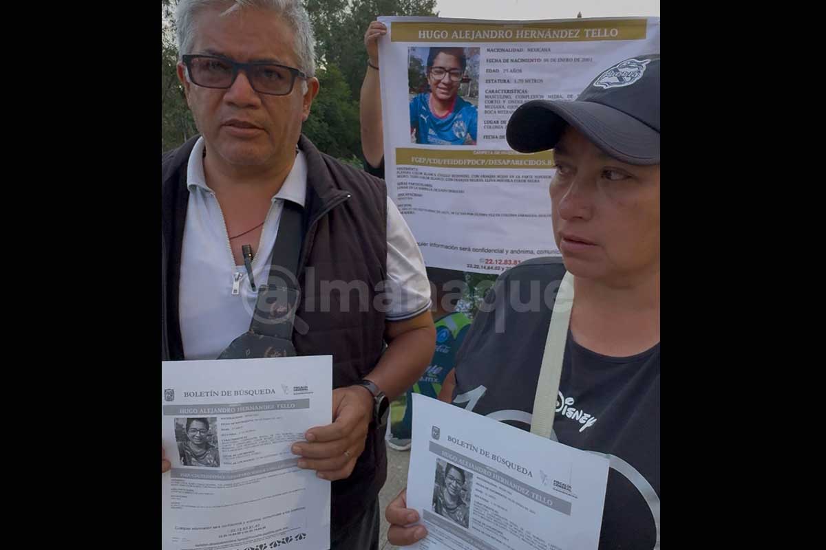 Encuentran mochila de Hugo Alejandro Hernández Tello en el río Alseseca