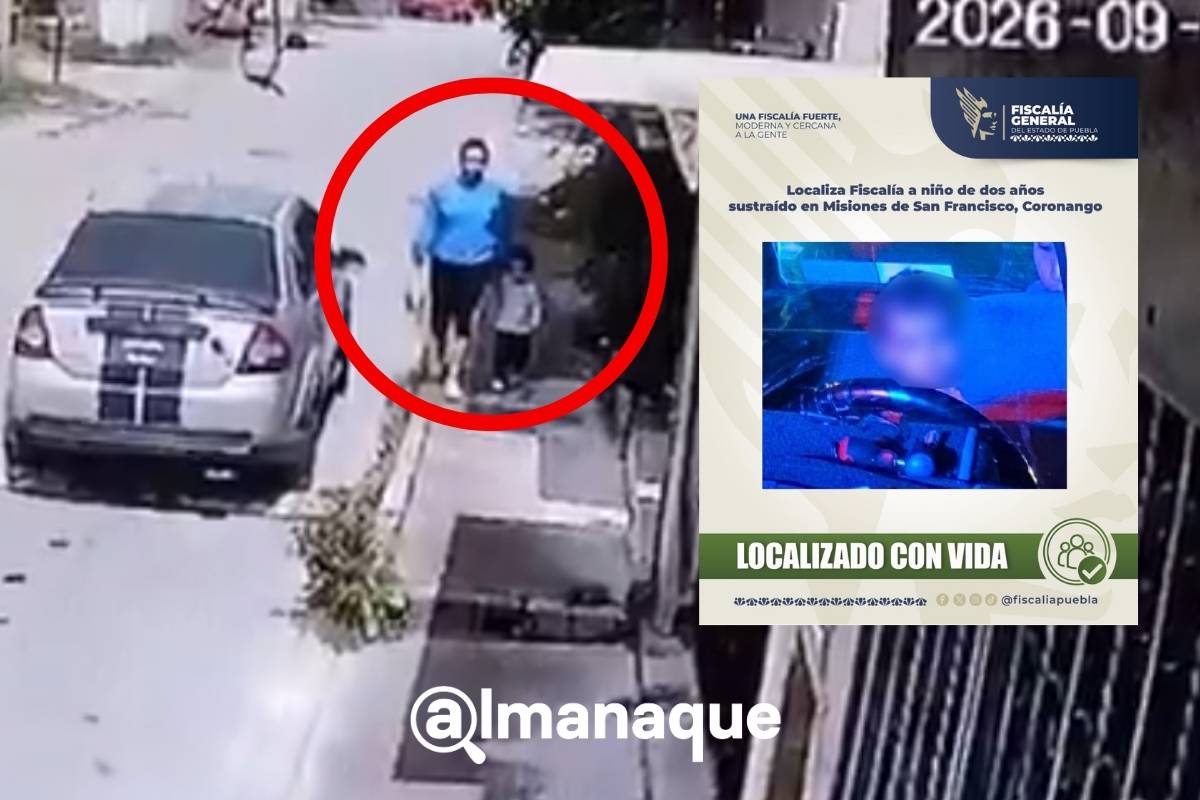 Encuentran a Dastan Chavarría de dos años en Tlaxcala- Esto dijo la Fiscalía de Puebla
