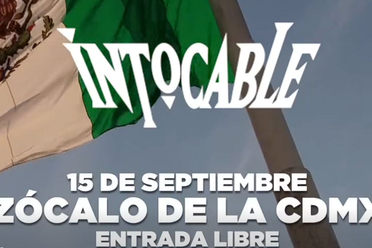 Intocable en el Zócalo | Foto: Cortesía