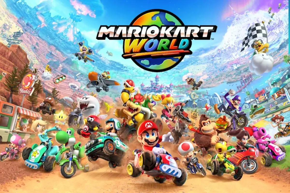 Actualización de Mario Kart World viene con 10 circuitos