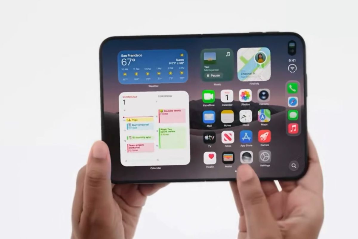 Apple presenta el iPhone Duo, su primer teléfono plegable | Foto: Cortesía