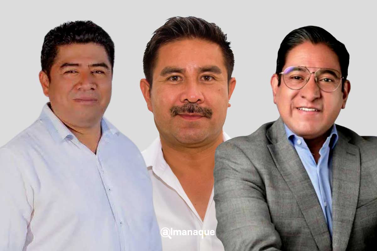 Ellos son los presidentes de los concejos municipales en Acatlán, Esperanza y Tepeyahualco