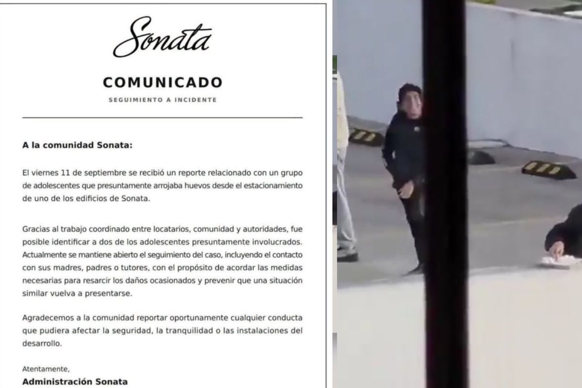Identifican jóvenes que lanzaban huevos en Sonata | Foto: Cortesía