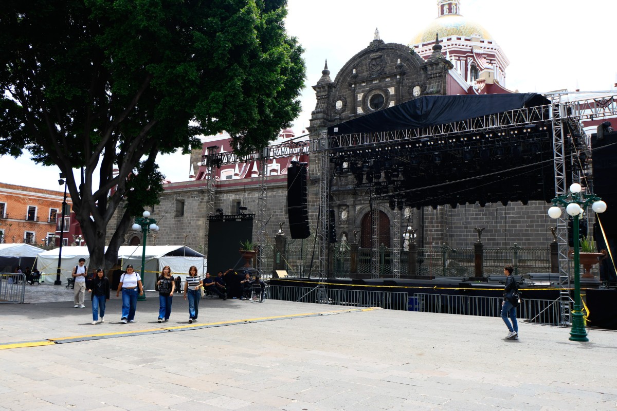 calles cerradas por el 15 de Septiembre en Puebla 