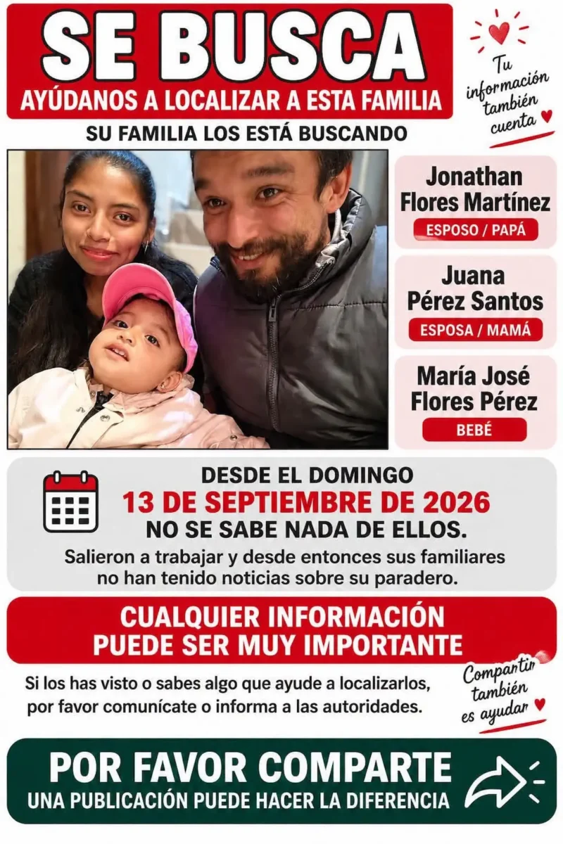 Desaparece familia de comerciantes en Huauchinango